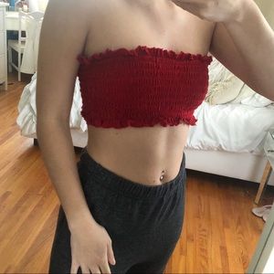 Brandy Melville cinched tube top